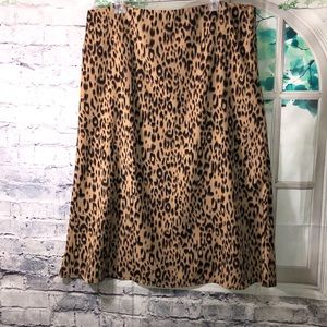 Animal print skirt, Sz 2X
